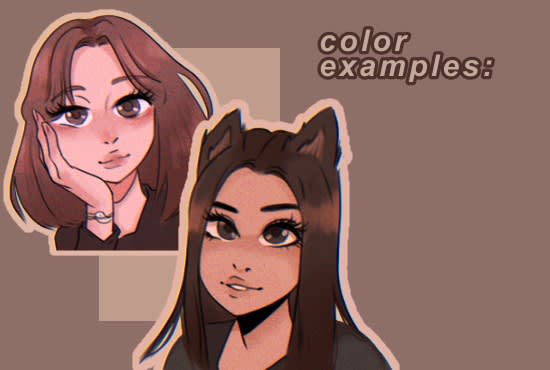 I will draw you in a retro anime style