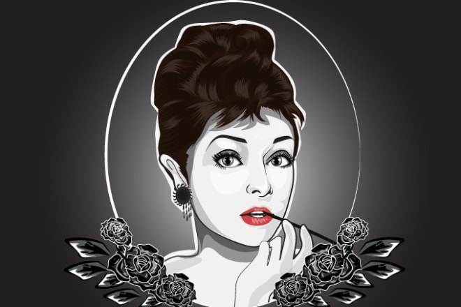 I will draw your face photo to my gothic style