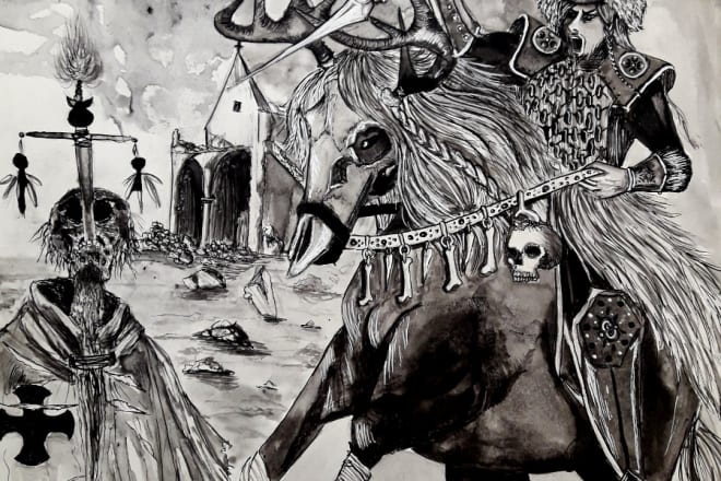 I will draw your story as graphic novel or comicbook