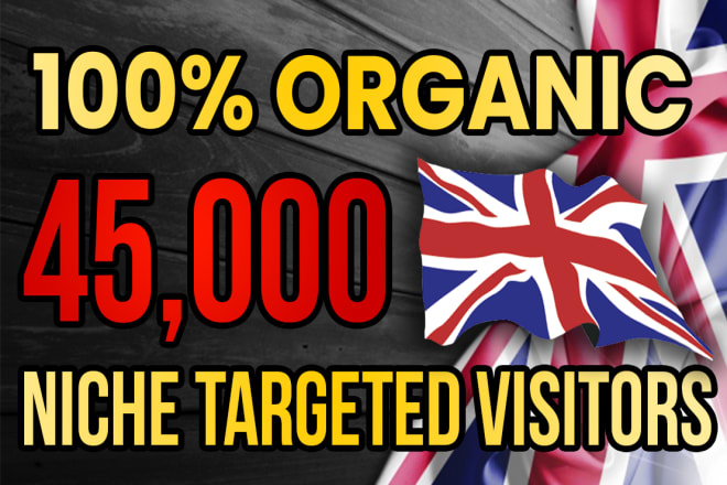 I will drive real UK targeted web traffic