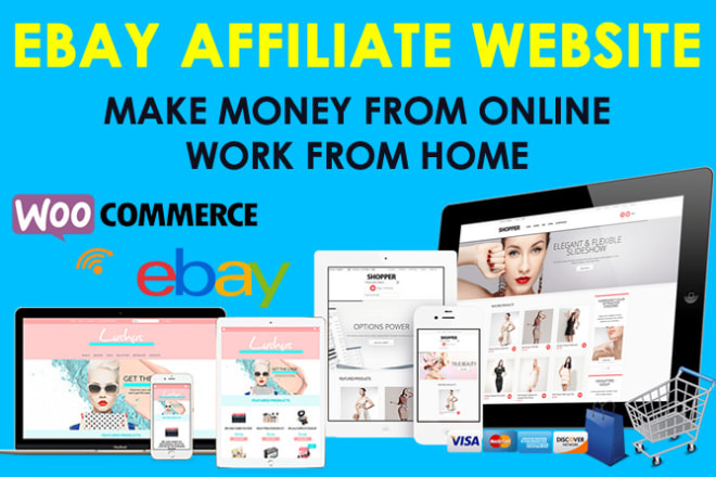 I will ebay affiliate partner network website to work from home and make online money