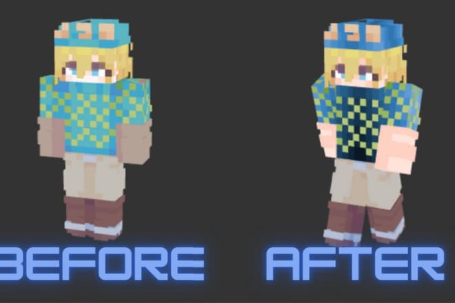 I will edit and create skin any games and anime characters skin