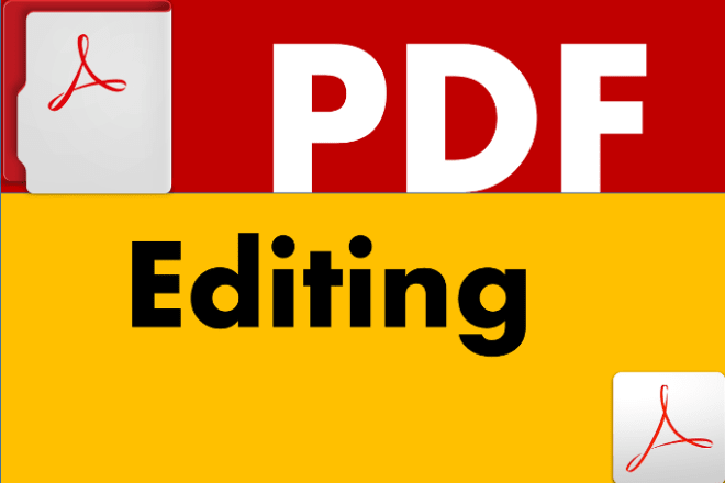 I will edit PDF perfectly and quickly