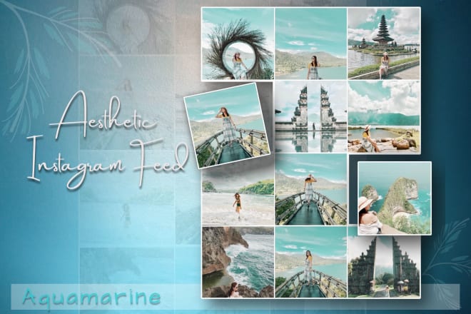 I will edit your photos for an aesthetic instagram feed