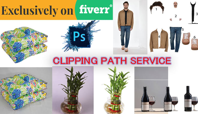 I will expert clipping path 6 to 12 hrs, clip mask in transparent background 25 image
