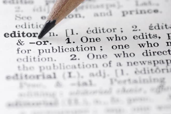 I will expertly proofread or edit your book