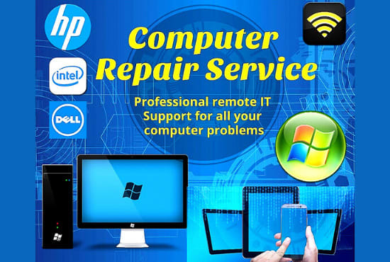 I will fix, repair your windows computer and laptop problems