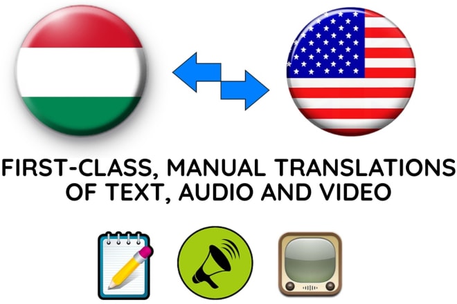 I will flawlessly translate text, audio or video english to hungarian