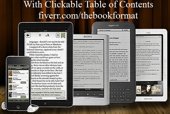 I will format Your Word Doc into EBook, Report or A Guide