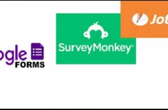 I will generate jotform, google form, survey monkey etc