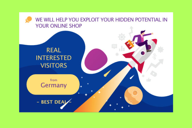 I will generate real traffic from germany for your product