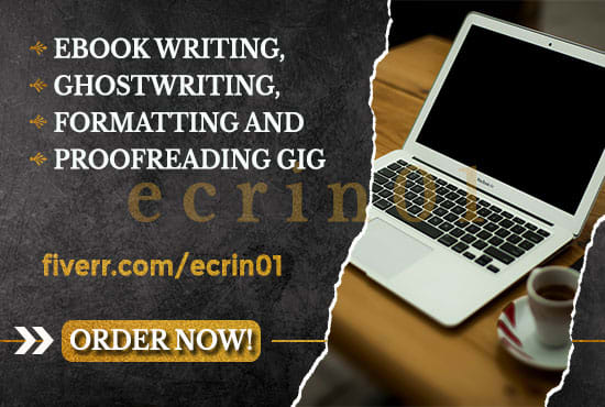 I will ghostwrite unique and original ebook as your ebook writer and ghostwriter