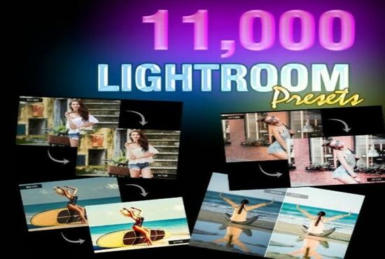 I will give you 11000 photoshop actions lightroom presets and more