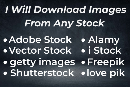 I will give you paid photos from any stock