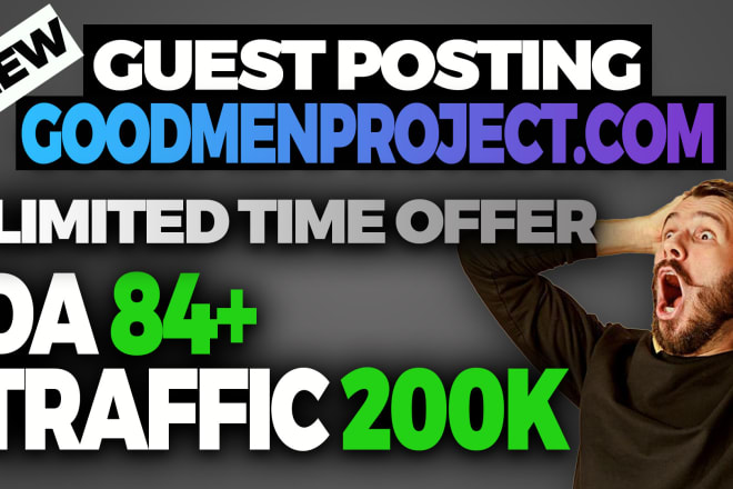 I will guest post on good men project da 84 site