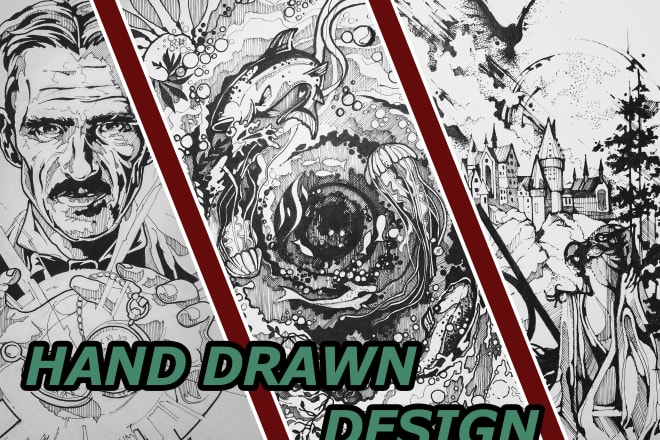 I will hand draw your tattoo design or any custom idea