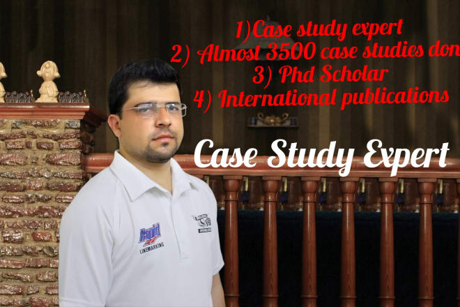 I will help out in case study and summary assistance