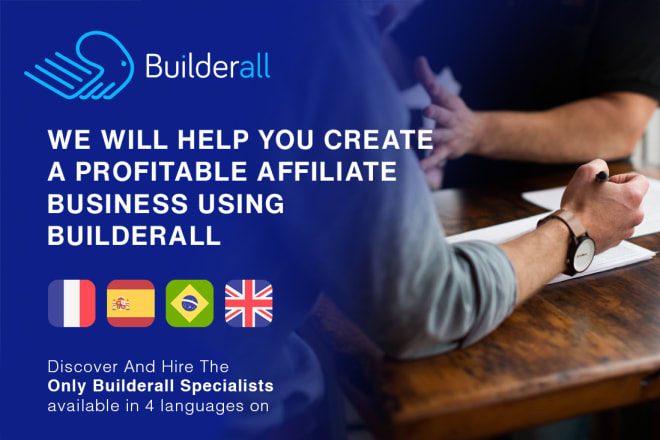 I will help you create a profitable affiliate business using builderall