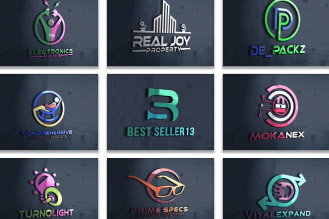 I will hint brand name, business, domain with company logo design