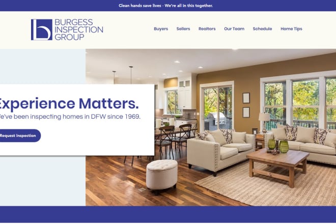 I will home inspection website development