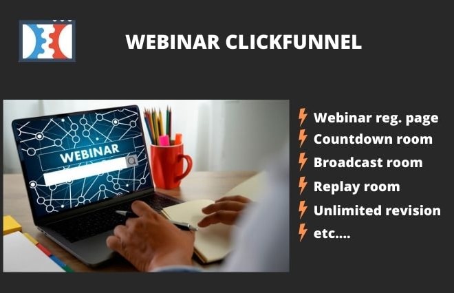 I will host your click funnel live webinar and prerecorded, automated webinar