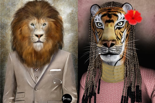 I will illustrate an animal with realistic o artistic style