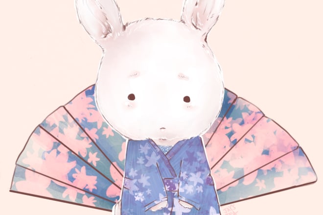 I will illustrate kawaii animal, chibi characters