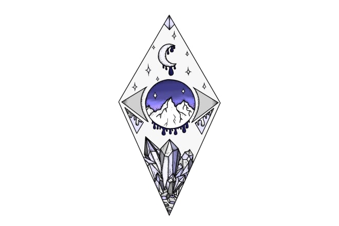 I will illustrate your tattoo in a geometric or lined style