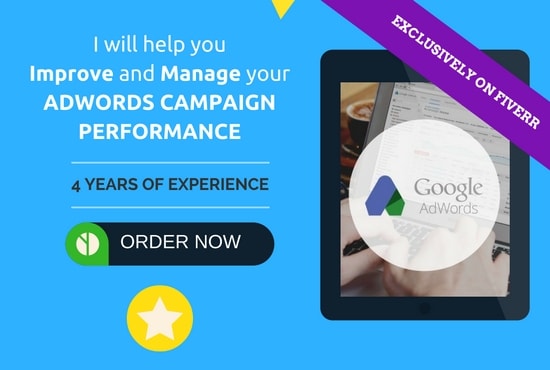 I will improve and manage your Google AdWords Campaign