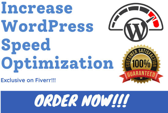 I will increase wordpress speed optimization
