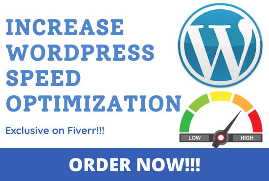 I will increase wordpress speed optimization with gtmetrix pagespeed