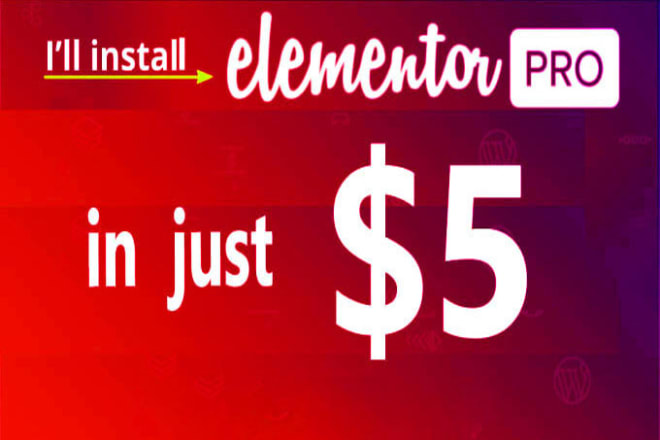 I will install elementor pro plugin on your website lifetime licensed updatable