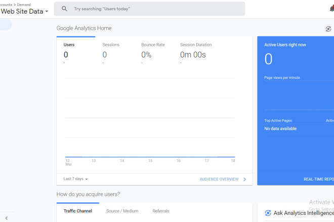 I will integrate google analytics in your site