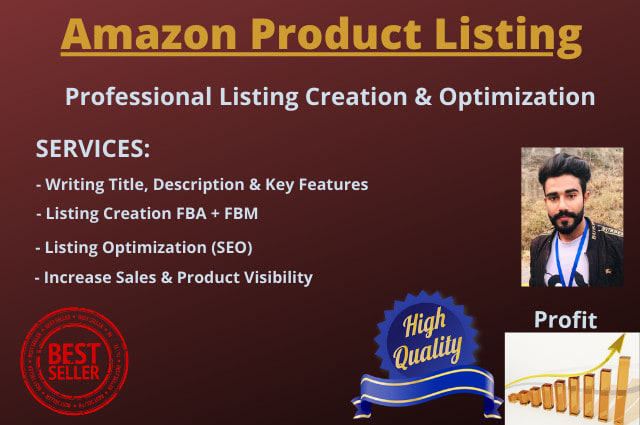I will list your amazon fba fbm products in professional ways