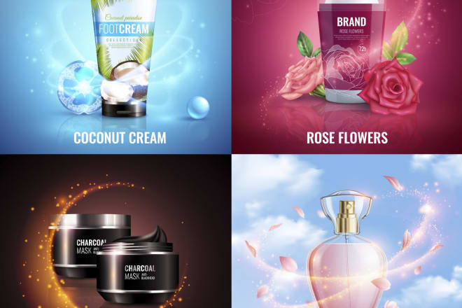 I will luxury cosmetics makeup product packaging design
