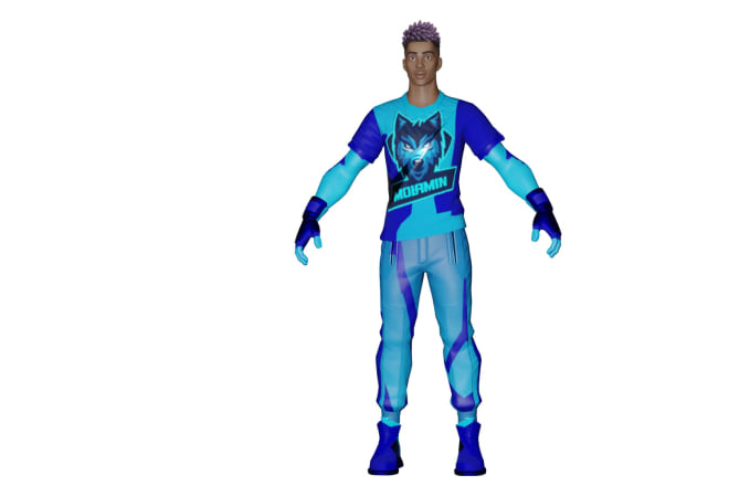 I will make a custom fortnite skin