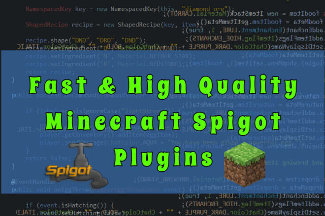 I will make a custom minecraft plugin for your server