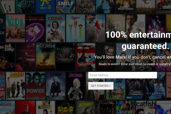 I will make a similar website like netflix