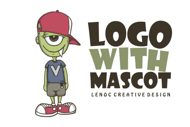 I will make amazing logo with mascot