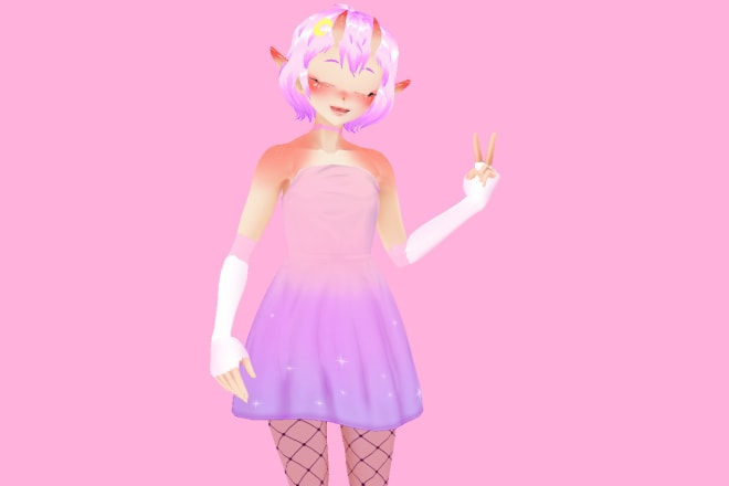 I will make an anime model on vroid