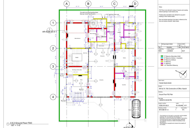 I will make architecture plans on revit bim modeling