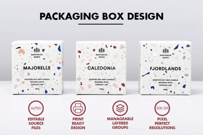 I will make flawless packaging box design