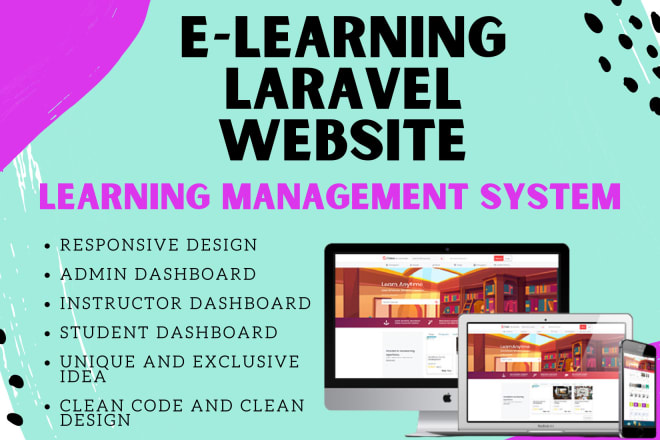 I will make laravel lms learning management system website