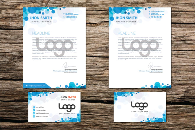 I will make letterhead templates in adobe