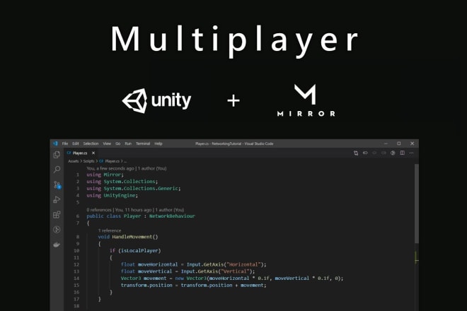 I will make multiplayer game with unity