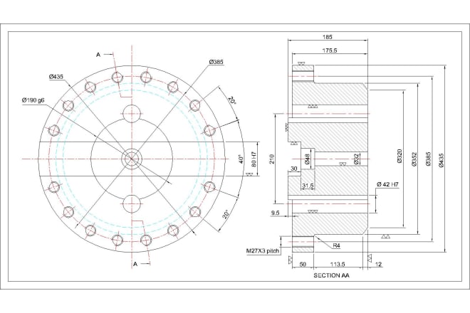 I will make parts and assembly drawing 2d or 3d