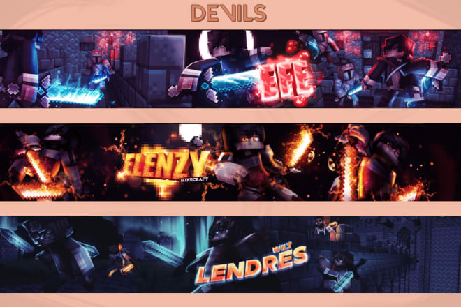 I will make professional minecraft custom banner