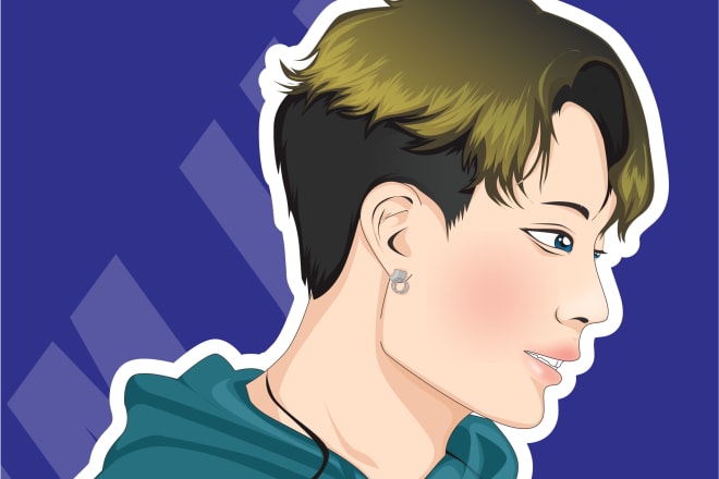 I will make vector anime version with corel draw