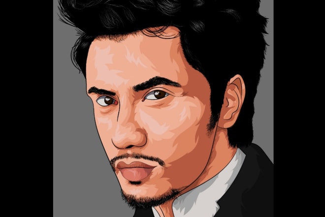 I will make vector portraits, caricatures, tracing, logo, business cards