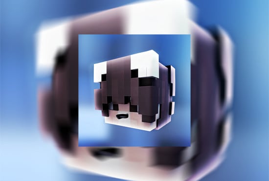 I will make you a minecraft head avatar